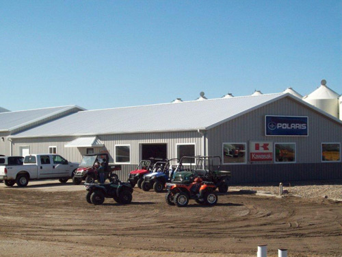 Picture of a new atv shop